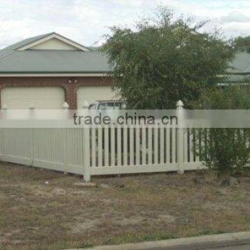 pvc picket fence