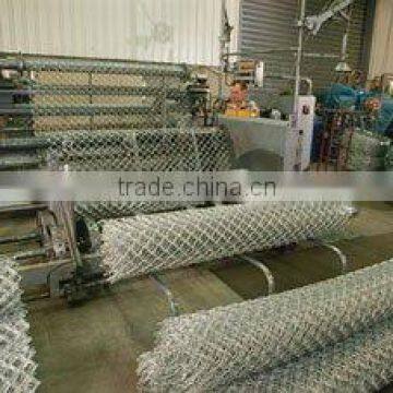 diamond fence machine/vinyl coated chain link/chain link fence for sale