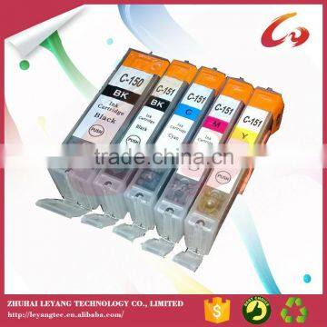 Bulk price for Canon PGI150 CLI151 ink cartridge for PIXMA MG6310/MG5410 inkjet printer