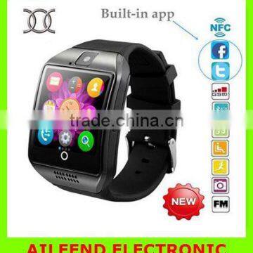 with Touch Screen camera TF card Bluetooth smart watch apro for Android and IOS Phone 2016 Q18 SmartWatch