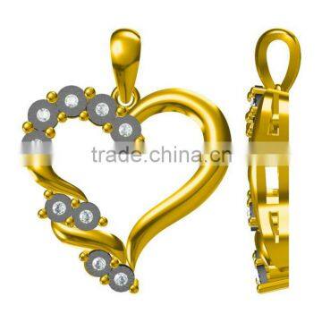 CAD Model Diamond Pendant