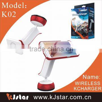 Best Quality K02 qi Standard Adsorption Wireless Charger for Iphone and Sumsung