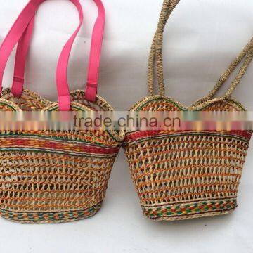High quality best selling natural sea grass shopping handbag from vietnam