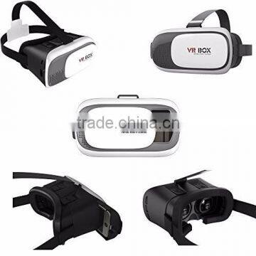 3D VR Virtual Reality Glasses W Nose Padding Headset Adjustable Strap for 3.5 to 6 inches Smartphones