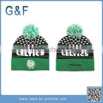 Popular design winter hat beanie with custom label