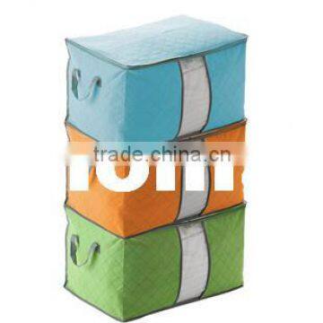 Transparent Window Bamboo Fiber Quilt Storage Bag