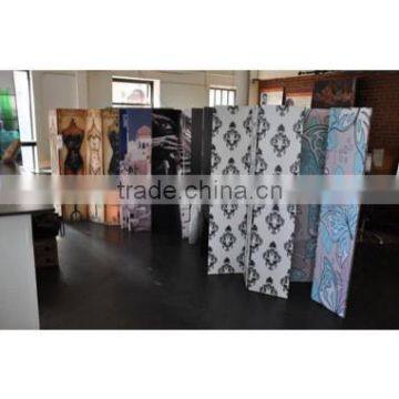 letters art design stretched canvas folding room dividers