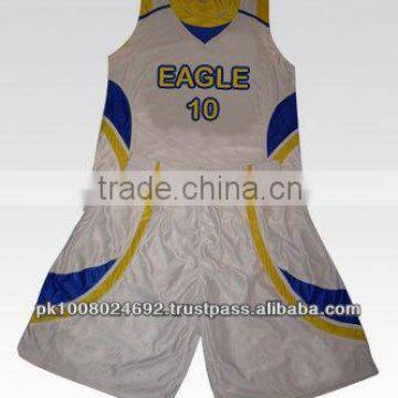 Sublimation printing basketball Uniform cut and sew