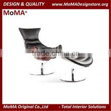 MA-SD120 Modern Living Room Leather Relax Chair With Ottoman