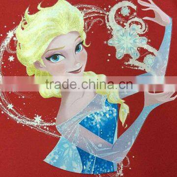 Glitter iron on heat transfer sticker paper for garment
