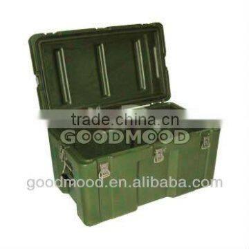 Plastic rotationally moulded military box