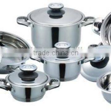 Cookware Set(12 pcs stainless steel )