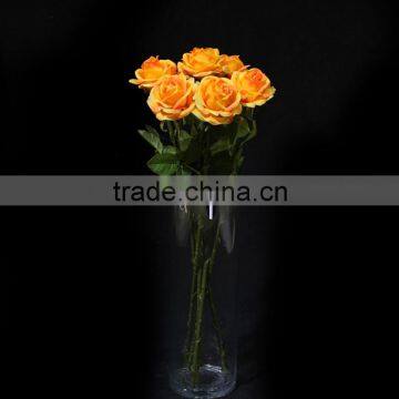 single rose artificial flowers for wedding decoration with perfume