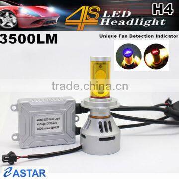 Unique fan detection indicator led toyota yaris head lamps