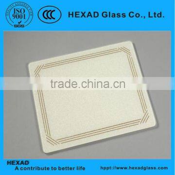 High Quality 6 mm Tempered Glass Cutting Board for Kitchen Usage with Certificate