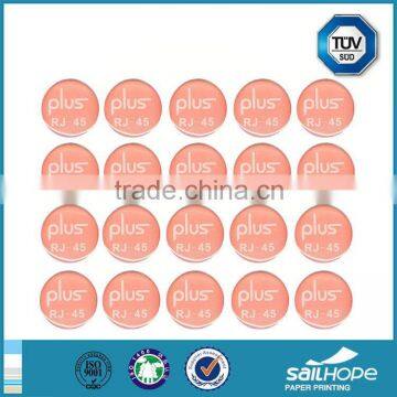 Cheapest hot selling adhesive logo label sticker