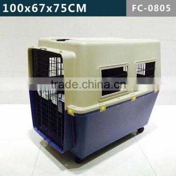Rain Cover Kennel for Pets from 10 to 50-Pound, Dark Blue