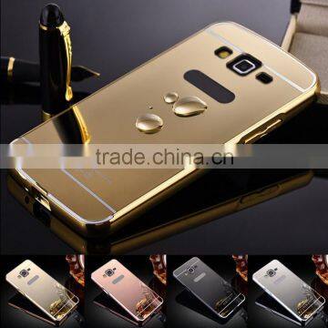 Aluminum Metal Mirror Case +PC Back Cover For Samsung Galaxy S7&S7edge