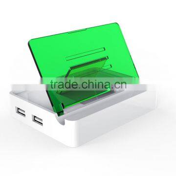 Wholesale High Quality Dual Ports Multi USB Home Charger For IPhone Samsung (EU/UK/US Plug) photo-4