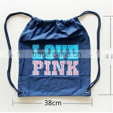 Gym Printing Large Linen Sack Drawstring Bag, drawstring plastic bag, drawstring bag cord