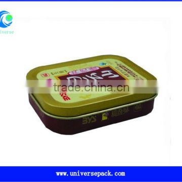 For Wholesale Snacks Packing Iron Box Store Custom Boxes Metal