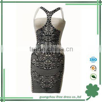 High quality kitenge bandage dress outfits casual dress