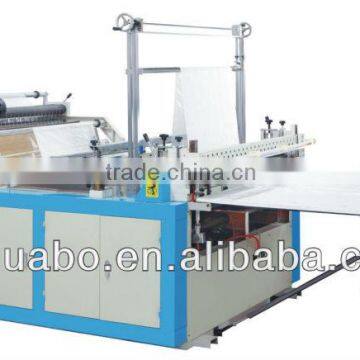 Auto bag making machine PLASTIC arc bag making machine