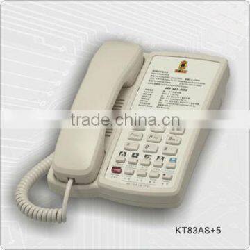 KT83AS Hotel Corded Telephone with speed-dail keys