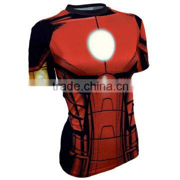 2016 New European Design Apparel Sportwear Suns Jersey Shorts Sleeve O-collar Hollow Out Causal Blouse Running t Shirts photo-2