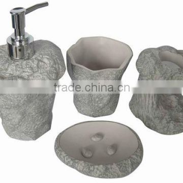 wholesale resin ocean bath accessory set