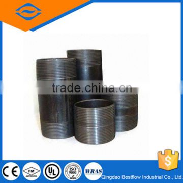 Astm A733 galvanized threaded steel pipe nipple