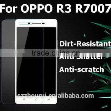 high clear Tempered glass screen protector for OPPO R3