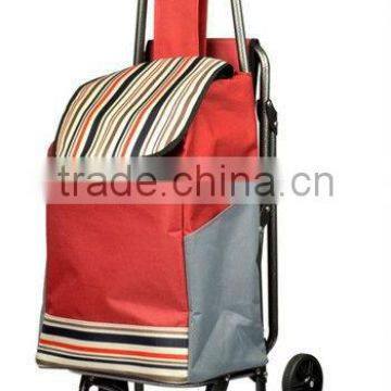 supermarket equipment folding shopping trolley with chair