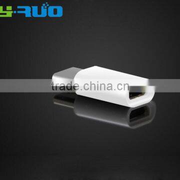 USB-C to Micro USB Adapter Convert Connector for Nexus 5X, 6P, OnePlus 2, With 56k Resistor; Meet USB 3.1 Type C Standard