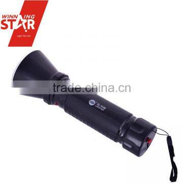 Wholesale high power led torch led plastic rechargeable flashlight