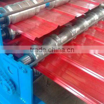 New type double layer Hydraulic sheet metal roof tile making machine hot sale