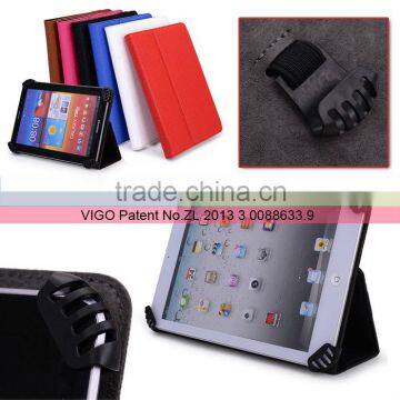 Universal Book Style Cover Case with Built-in Stand [Accord Series] for Toshiba 7 inch Thrive Tablet