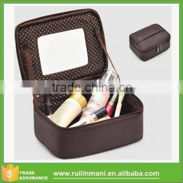 Coffee hand-held makeup boxes of travel size