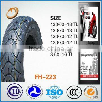 Factory for Motorcycle Tubeless Tyre and 130/60-13 TIRES
