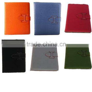 Factory price Lichee Pattern flip pu leather cover case for Ipad air/air 2