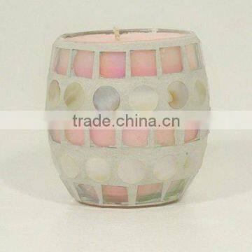 Decorative Mosaic Candle Holder