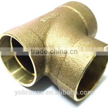 Taiwan good price for bronze casting copper DWV fittings ty tee