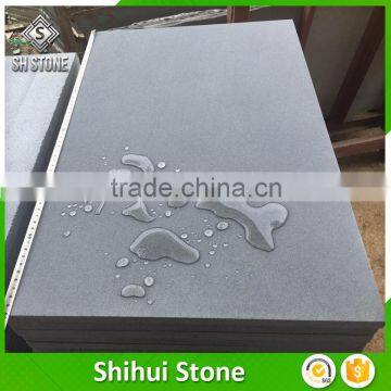 top quality polished grey basalt tile with sealer coating