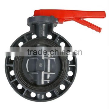 Plastic FRPP PPG Butterfly Valve JIS Standard