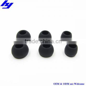high quality soft earphone silicon tips cover