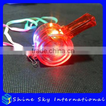 Best Promotion Gifts Scream Price Led Light Up Whistle