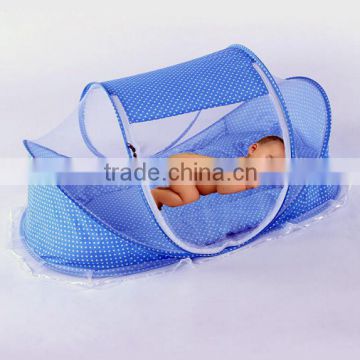 Foldable Infant Baby Bed Canopy Mosquito Net / Baby mosquoito net with cushion / folding baby mosquito net