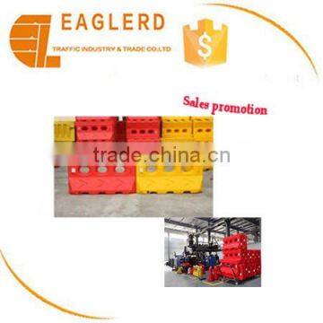 1.4m water filled plastic traffic barrier in sales promotion with lowest price