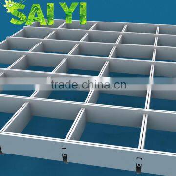 High Quality Hot Sale Beautiful Aluminum Alloy Grate Ceiling Tile photo-3