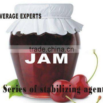 Jam with honey stabilizing agent